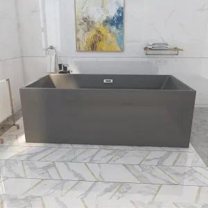 Bồn tắm tối giản cho gia đình tại Khách sạn Acre hình chữ nhật viền mỏng