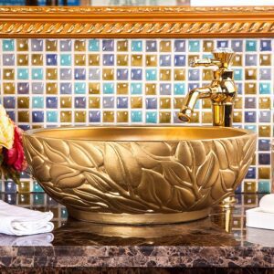 Bồn rửa tay bằng gốm sứ